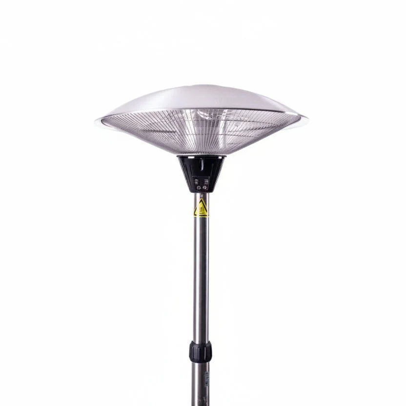 Stufa infrarossi elettrica a fungo 2100w Silver | Xone