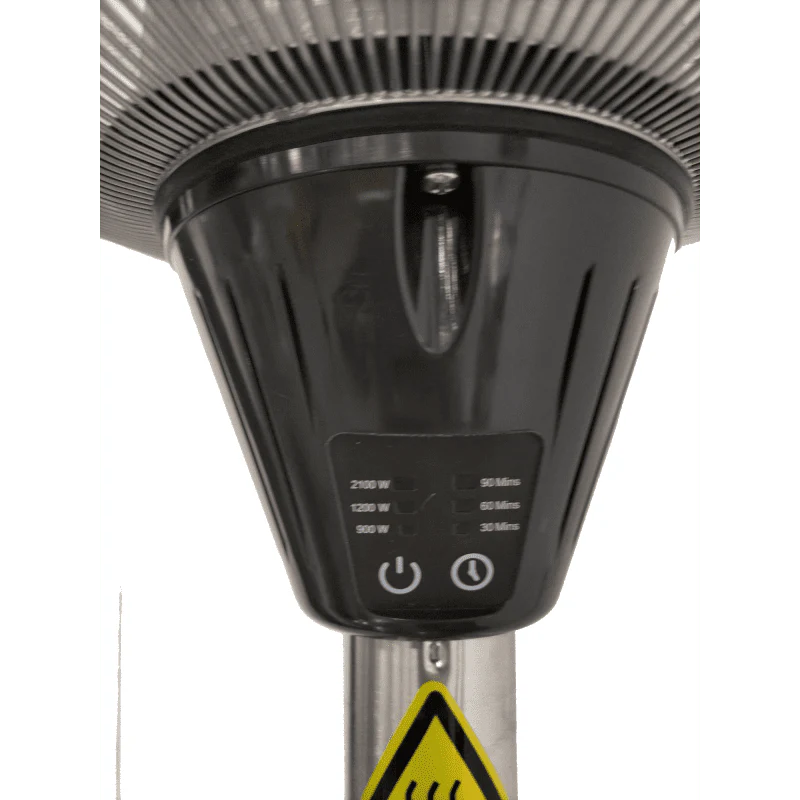 Stufa infrarossi elettrica a fungo 2100w Silver | Xone - Image 4