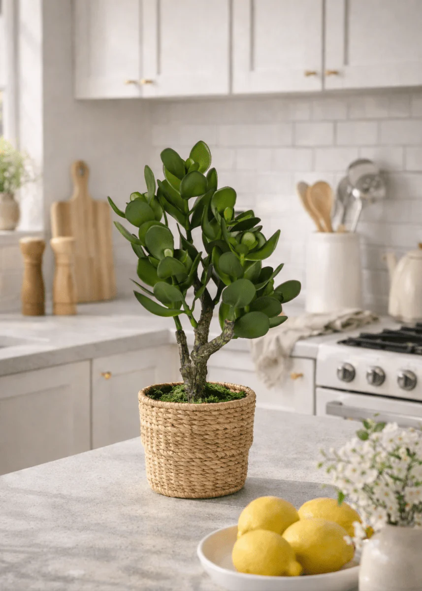 Crassula succolenta artificiale in PVC H.46CM - Image 2