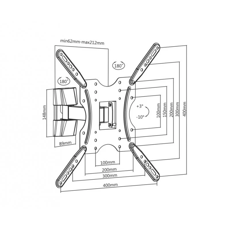 Supporto a muro per TV 32”-55” - Image 3