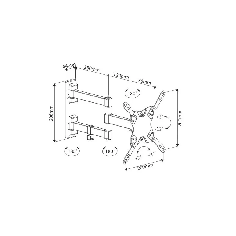Supporto a parete per Tv Plasma/LCD 13''-42'' - Image 3