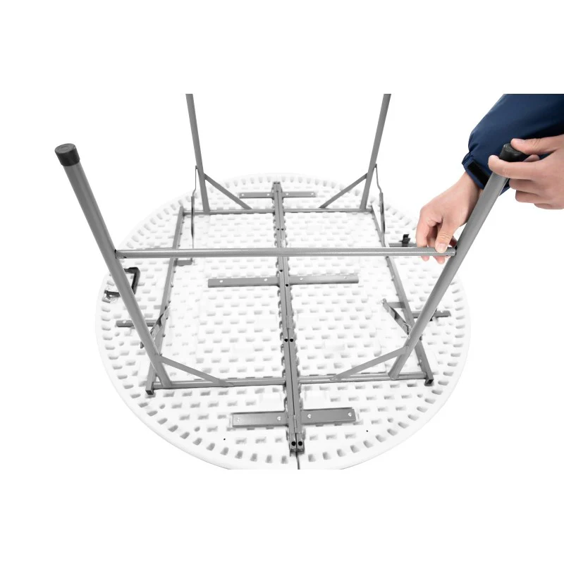 Tavolo da Catering tondo 120cm Pieghevole Professionale Xone - Image 4