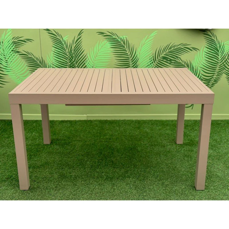 Tavolo da giardino tortora allungabile in alluminio Zeus Xone - Image 8
