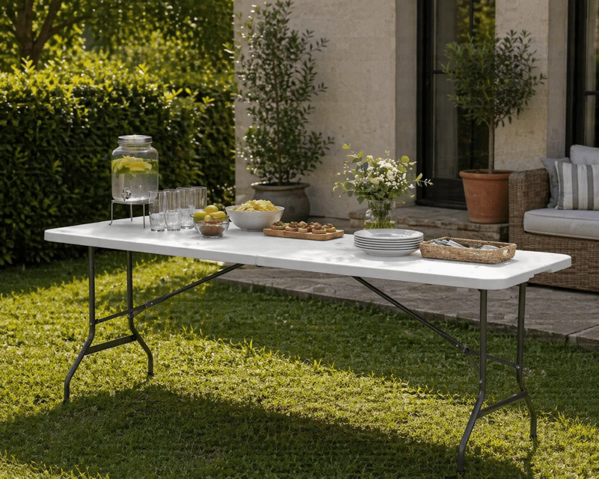 Tavolo pieghevole Half Table Professionale Catering Xone - Image 2