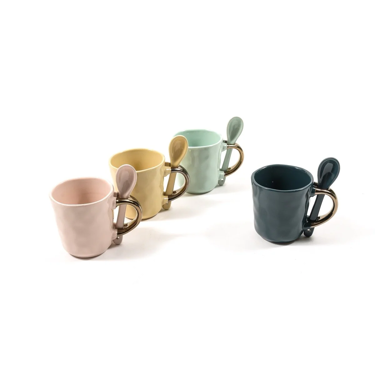 Tazzina con Cucchiaino in Ceramica 90 ml - 1pz