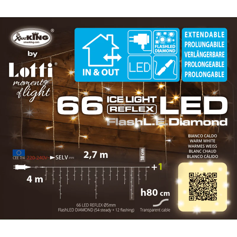 Tenda 66 LED 80 cm Lotti - Image 11