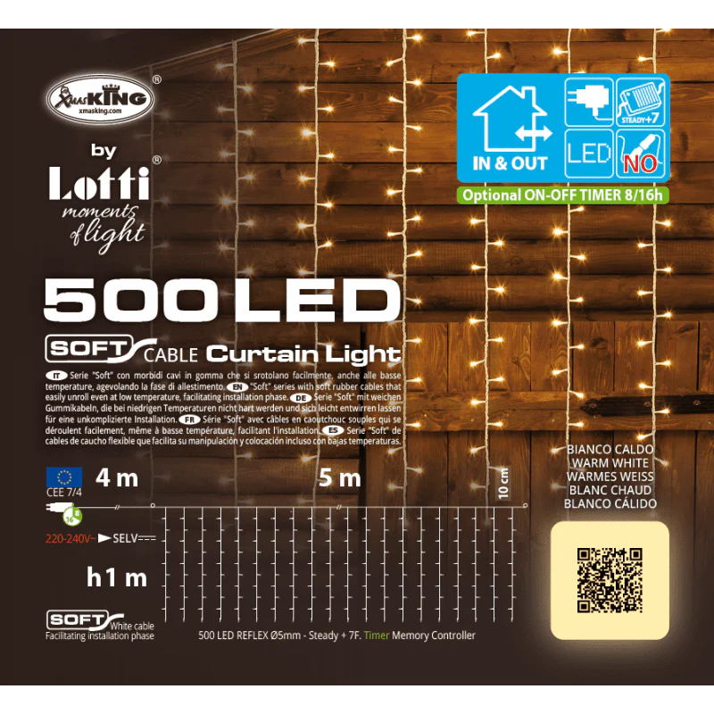 Tenda luminosa natalizia 500 LED Lotti - Image 7