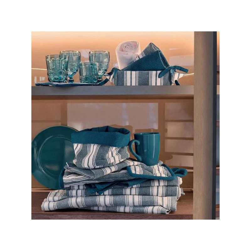 Textile Set Canovaccio + Cestino Ottanio| Tognana - Image 2