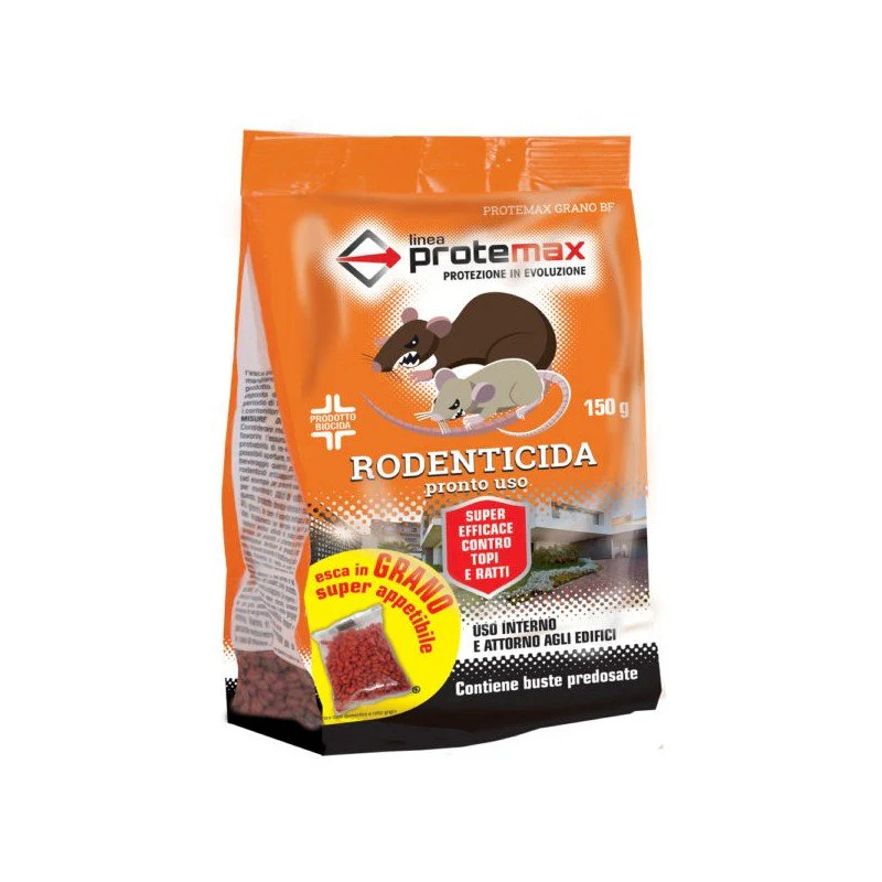 Topicida in Grano Decorticato 150g – Elimina Topi e Ratti in Modo Efficace