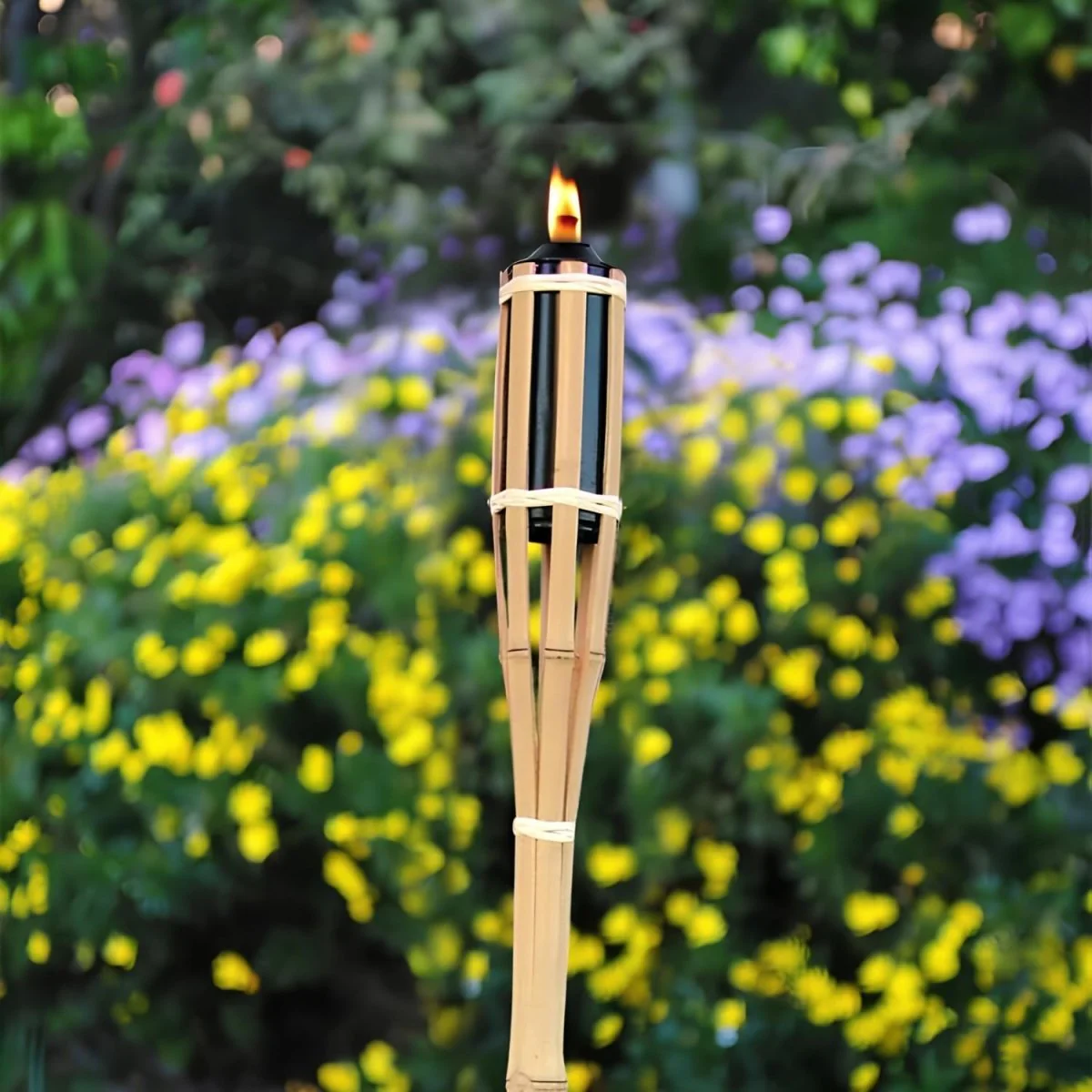 Torcia da giardino in bamboo - Image 2