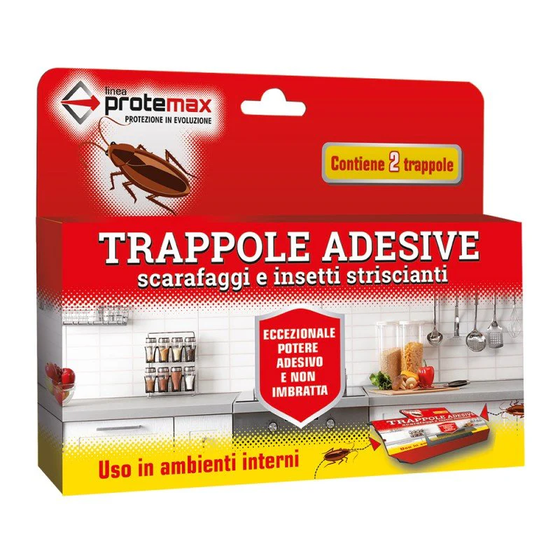 Trappole Adesive per Scarafaggi – Monitoraggio ed Eliminazione Immediata