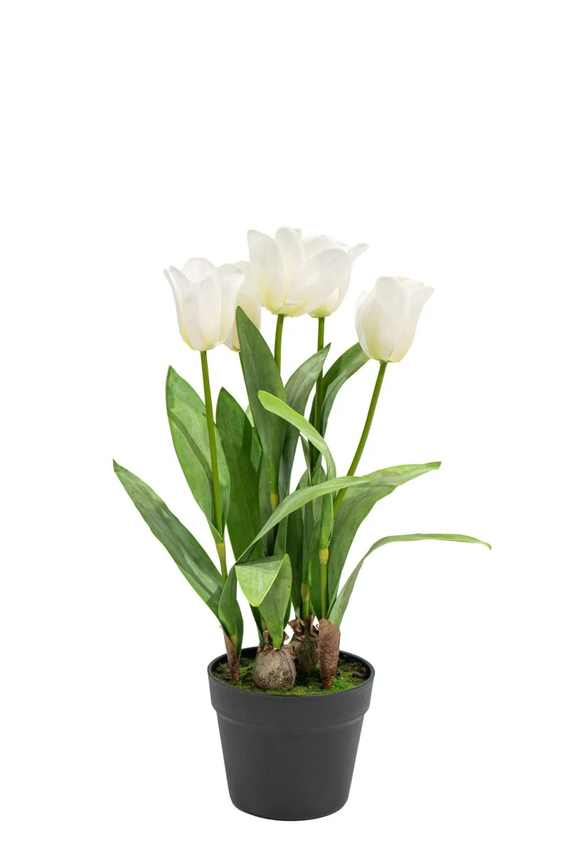 Composizione tulipani olandesi artificiali in vaso h54 cm | Xone - Image 2