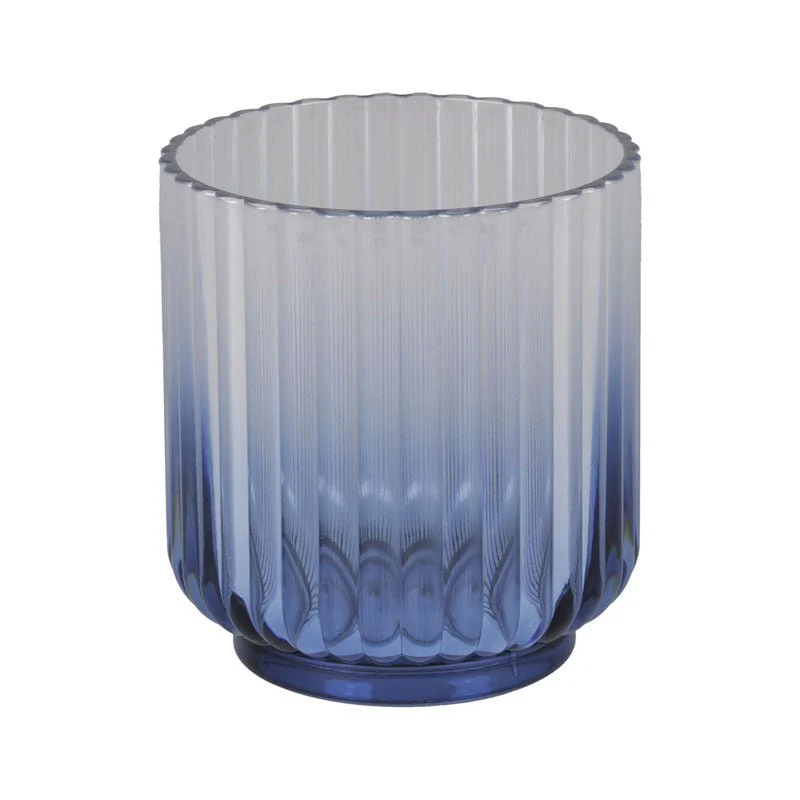 Vasetto trasprente in plastica