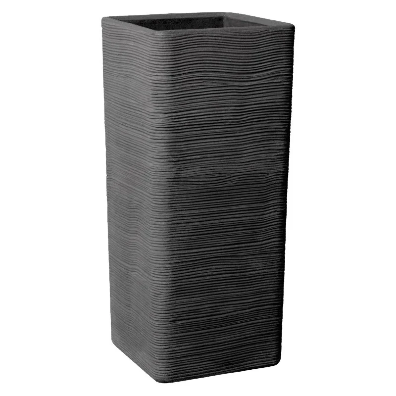 Vaso alto da giardino Pilone Shabby 75 Cm