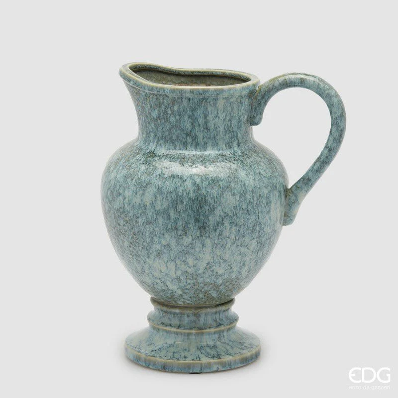 Vaso brocca River con manico Turchese | Enzo De Gasperi - Image 2