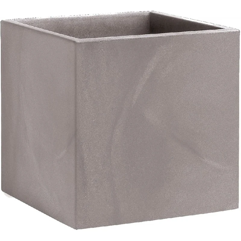Vaso Cubo Momus Cenere 50cm