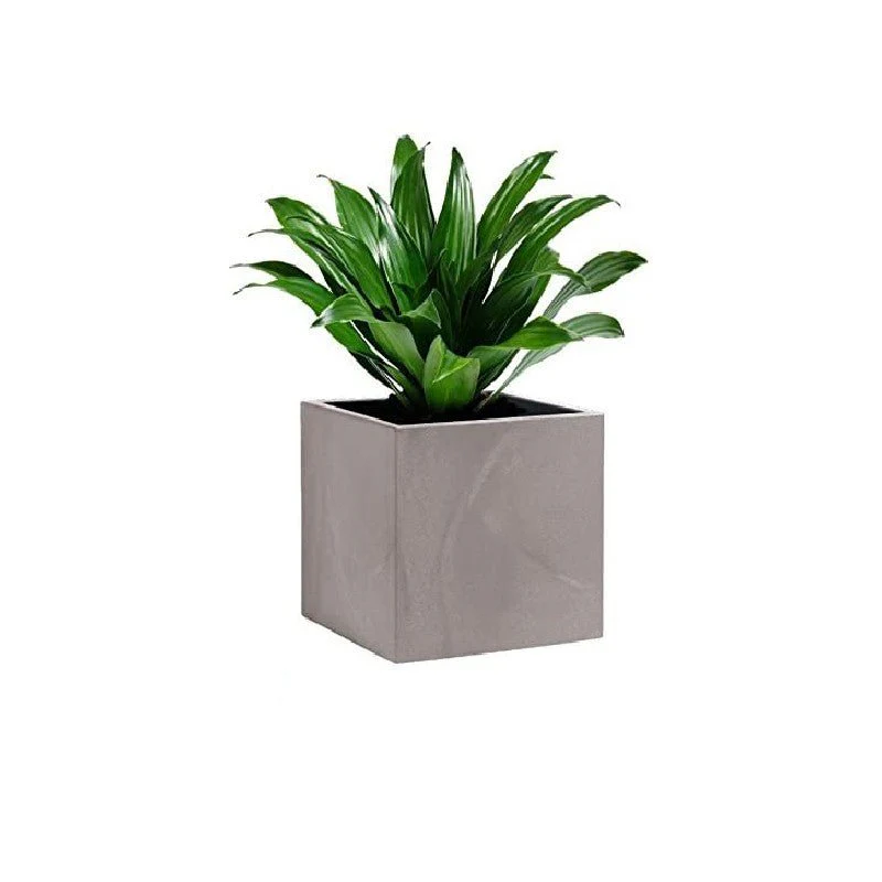 Vaso Cubo Momus Cenere 50cm - Image 2