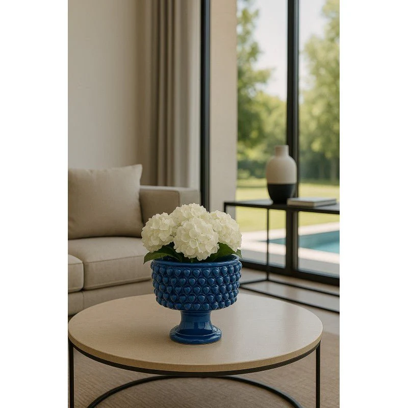 Vaso Fenice Pigna con piede blu| EDG - Image 2