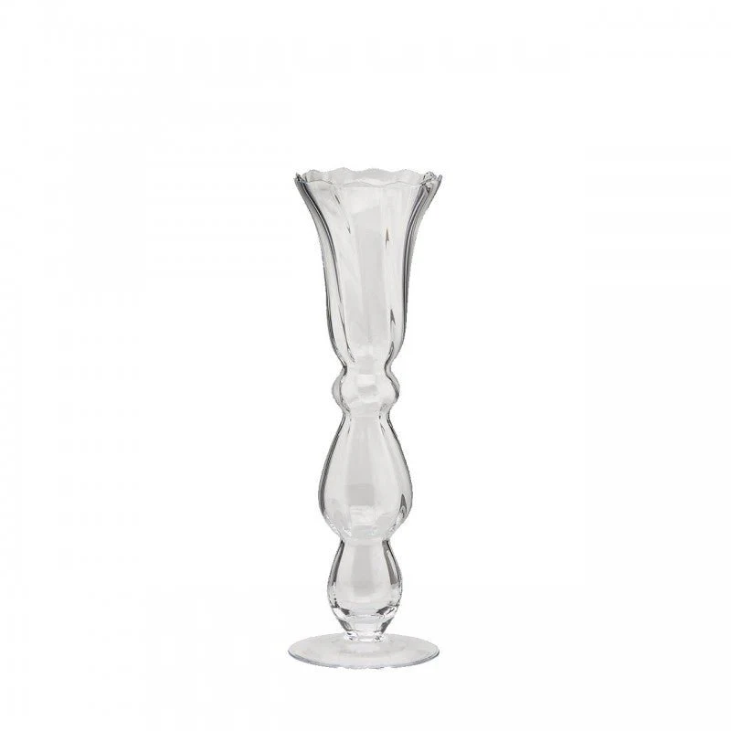 Vaso Portacandela In Vetro H45 Cm