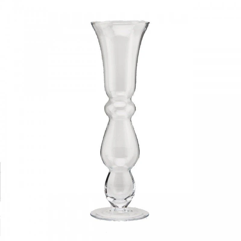 Vaso Portacandela In Vetro H55 Cm