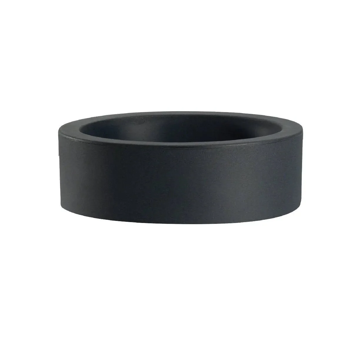 Vaso rotondo antracite Echo Nicoli