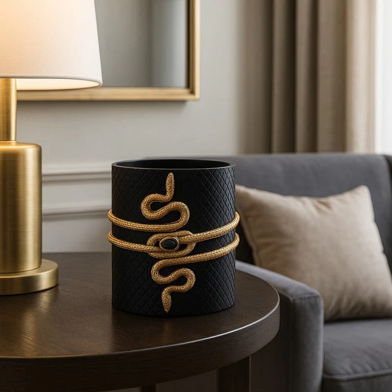 Vaso Snake Poly nero| EDG - Image 2