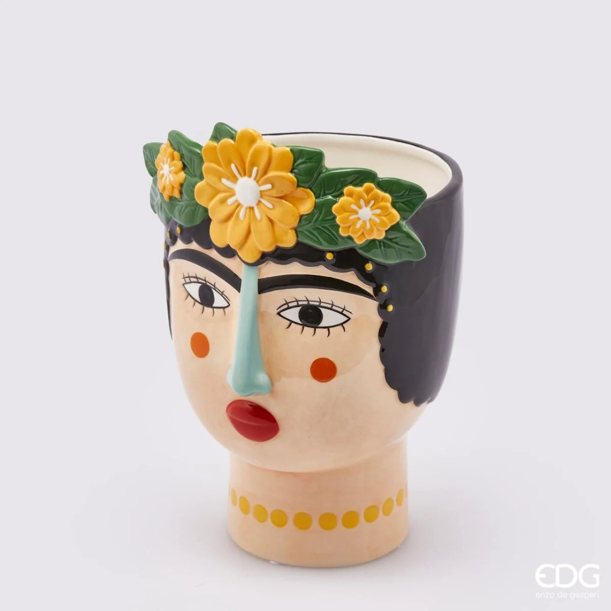 Vaso Testa Tenerife giallo EDG - Image 2