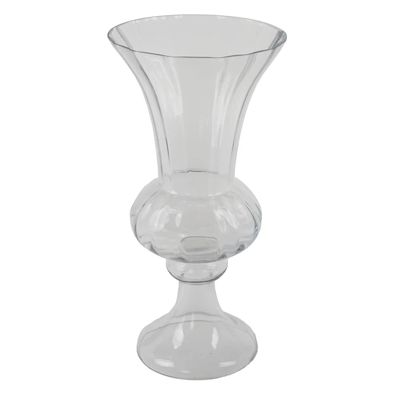 Vaso Trasparente in vetro a trombetta