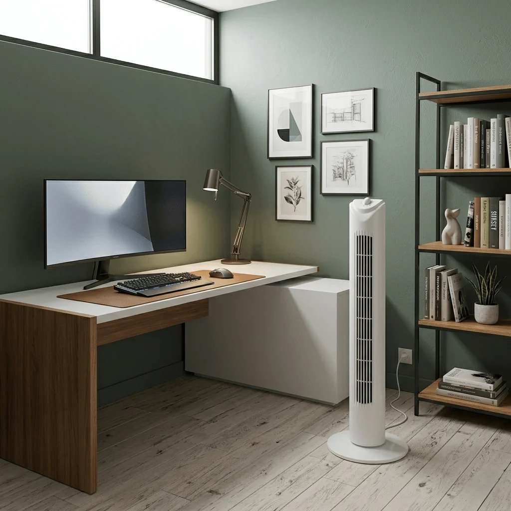 Ventilatore a Torre Silenzioso Bianco con Oscillazione e Timer | EFFE - Image 3